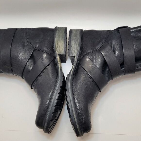 Women's Steve Madden Black Buckle Ankle Boots, Size 7 EUC! - Picture 6 of 8